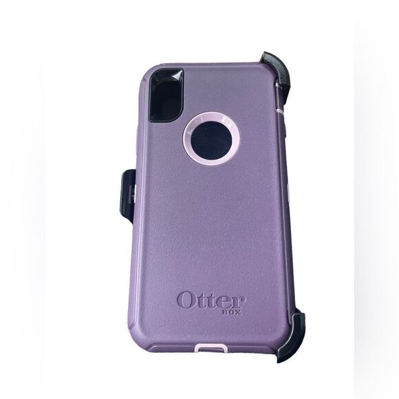 Otterbox IPhone X / IPhone Xs Defender Phone Case With Beltclip/Holster - Picture 1 of 8